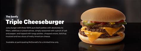 Mcdonalds Triple Cheeseburger Uk Review Price Calories And More