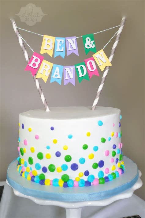 27 Marvelous Picture Of Happy Birthday Twins Cake