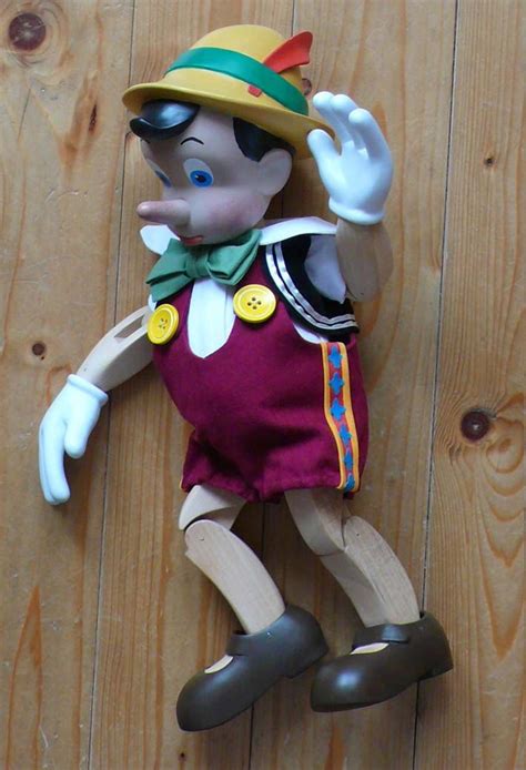 Hand Carved Pinocchio Replica Of The Famous Marionette Character