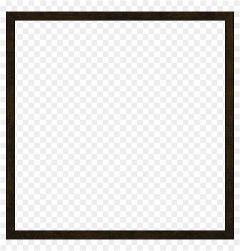Square Frame 1000 X Simple White Square Outline Transparent