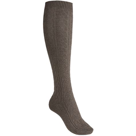 Falke Striggings Cable Knit Knee High Socks Over The Calf For Women Save 39