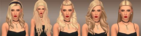 Maxis Match Custom Content Top 5 Long Straight Mm Hairstyles