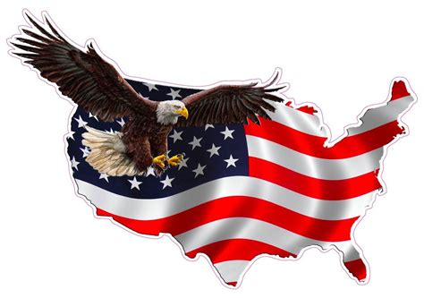 American Eagle United States V1 Decal Nostalgia Decals