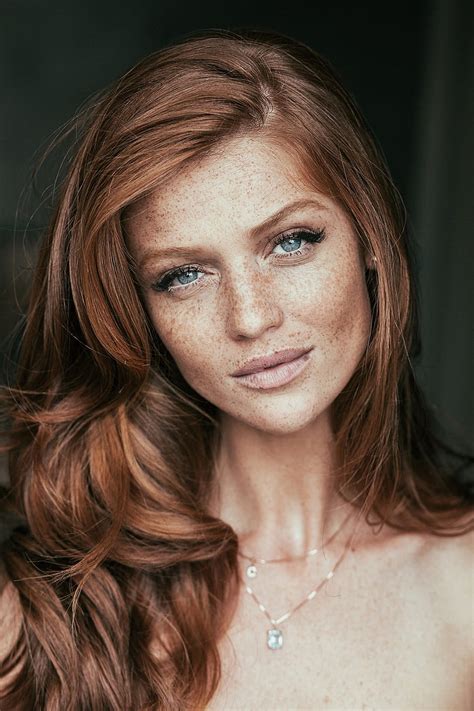 Hd Wallpaper Women Model Freckles Redhead Cintia Dicker Wallpaper Flare