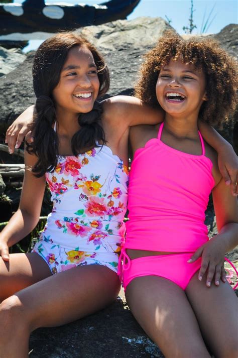 Modest Tankini Swimsuits For Tweens By Rad Swim Girls Modest Swimwear Swimsuits For Tweens