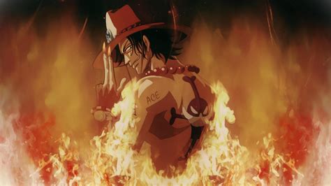 One Piece Ace On Fire With No Fear Hd Anime Wallpapers Hd Wallpapers