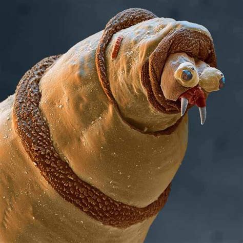 Bluebottle Maggot Things Under A Microscope Electron Microscope