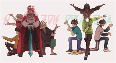 Sorry about that, its now back yayy. natsonice on Twitter in 2020 | Dream friends, Dream team, Minecraft fan art