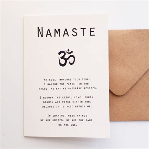 Namaste Yoga Birthday Or Special Occasions Etsy Namaste Flower Of