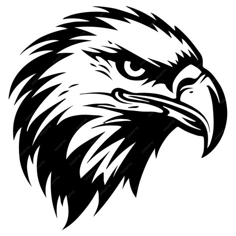 Premium Vector Mighty Eagle Head Logo Vector Art Illustration Mascot