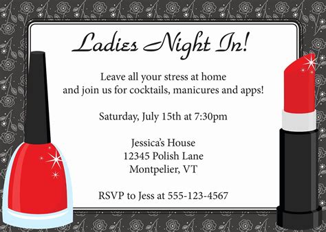 Girls Night Out Invitation Inspirational La S Night Invitation Diy Printable La S By Ladies