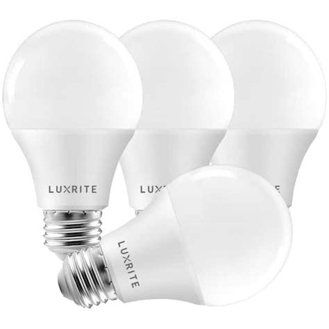 Luxrite 75 Watt Equivalent A19 Dimmable Led Light Bulb Energy Star