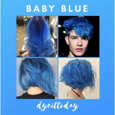 Baby Blue Hair Dye Set Bleach And Color Shopee Philippines