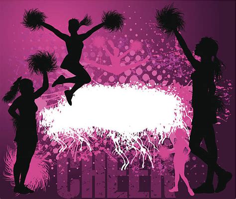 Best Cheerleading Jumps Background Illustrations Royalty Free Vector