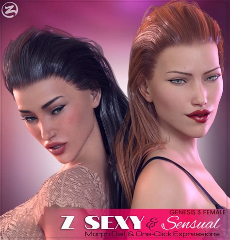 Z Sexy And Sensual Morph Dial And One Click Expressions For The Genesis 3