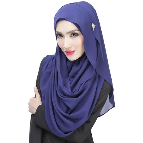 hat scarf full hijab muslim turban head wrap women wrap shawl 1pcs