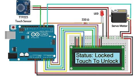 Touch Based Door Lock System Using Arduino And Ttp223