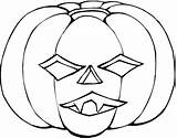 Coloring Pumpkin Pages Z31 Mask Scary sketch template