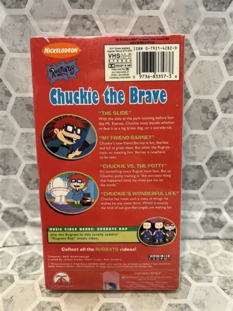 Rugrats Chuckie The Brave Nickelodeon Vhs Brand New Sealed