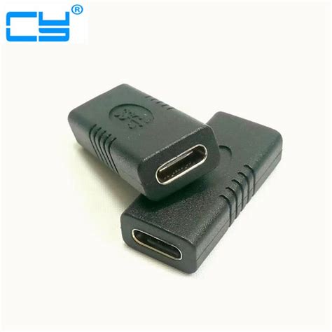 High Quality Usb C Type C Female To Usb 3 1 Type C Female Converter Data Charger Adapter On