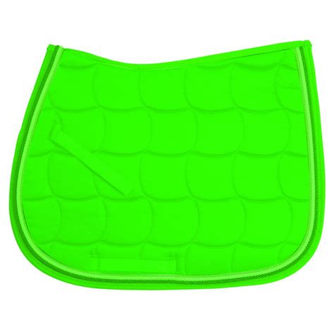 If I Ever Go Back To English I Want This Neon Green Saddle Pad