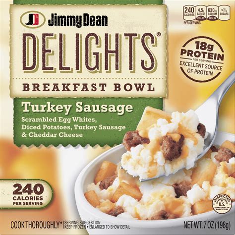 Jimmy Dean Delights® Turkey Sausage Breakfast Bowl, 7 oz. - Walmart.com ...