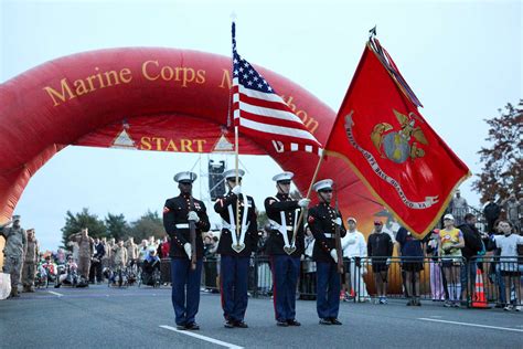Members Of A Us Marine Corps Color Guard Participate Nara And Dvids