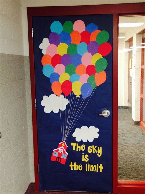 Classroom Door Decor Inspired By The Movie Up Instead Of A House I
