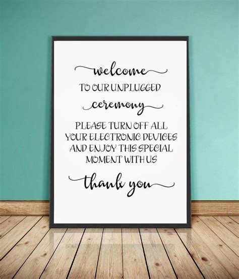 Free Free 314 Unplugged Wedding Sign Svg SVG PNG EPS DXF File