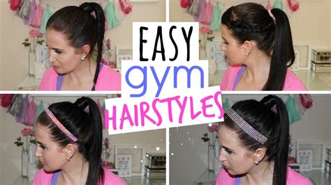 Easy Hairstyles For The Gym Youtube