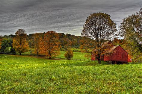 Barn And Fall Photograph By Jim Lamorder Fine Art America