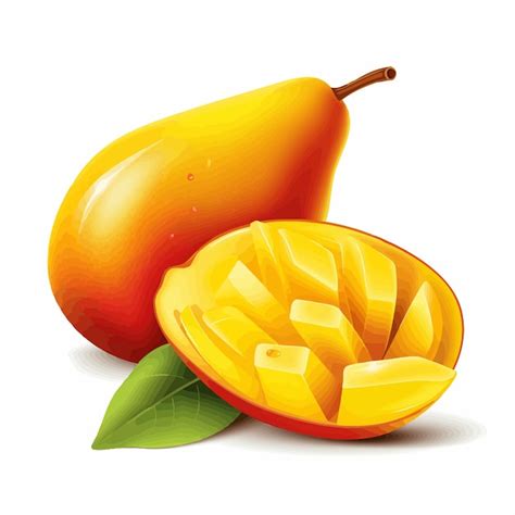 Premium Vector Mango Mangoes Fruit Isolated Vector