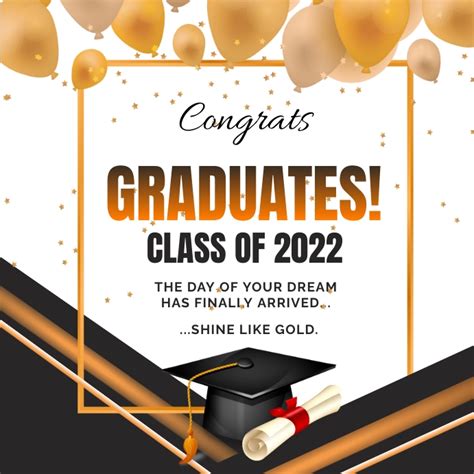 Copy Of Congrats Graduates Postermywall