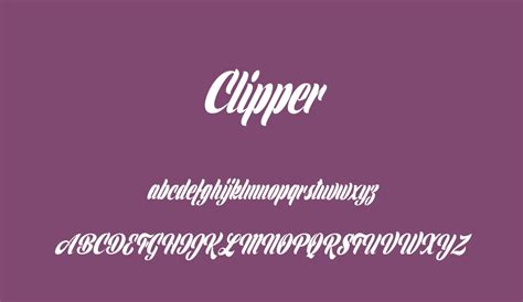 Clipper Free Font