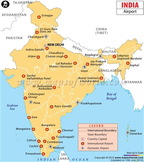 Airports In India India Airports Map