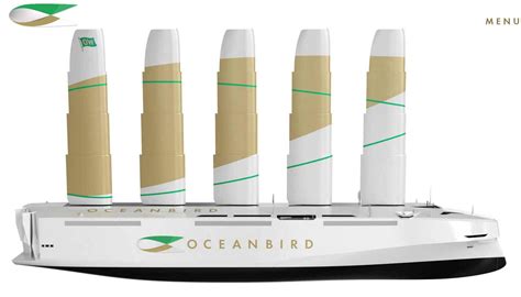 Oceanbird Wallenius Wind Powered Wingsail Ships Cargo 32000 Tonnes 200