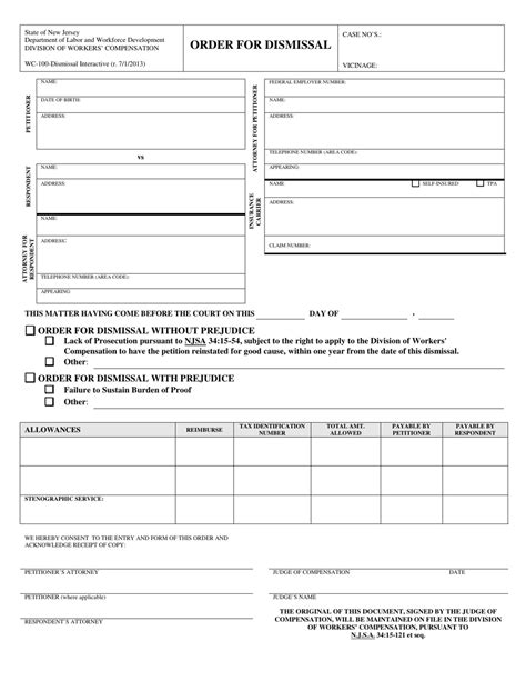 Form Wc 100 Fill Out Sign Online And Download Fillable Pdf New