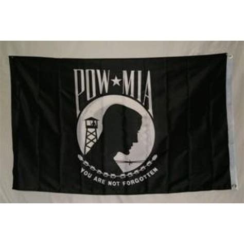 pow mia flag double sided flag 3 x 5 ft standard