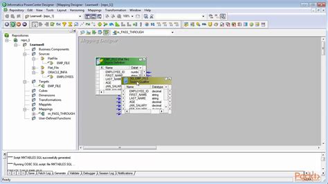 Getting Started With Informatica Creating A New Mapping Packtpub