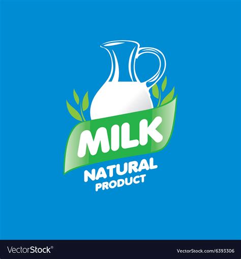 Milk Logo Royalty Free Vector Image Vectorstock