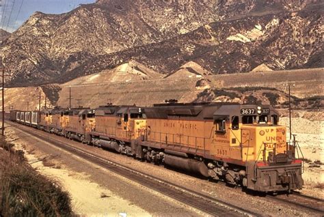 Union Pacific Railway San Bernardino California Cajon Pass Emd