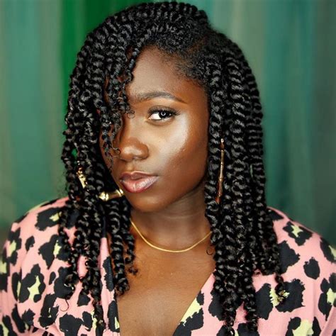 The 25 Hottest Twist Braid Styles Trending In 2021 Natural Hair Braids Curly Hair Styles Easy