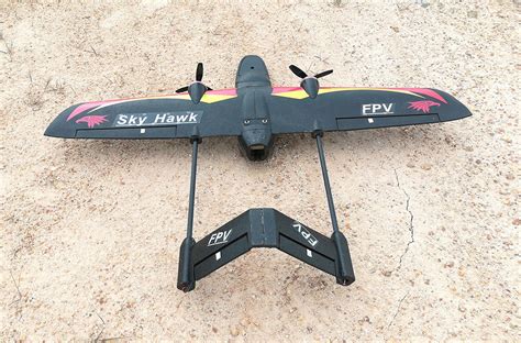 E Do Sky Hawk V2 Rc Airplane Black Kit