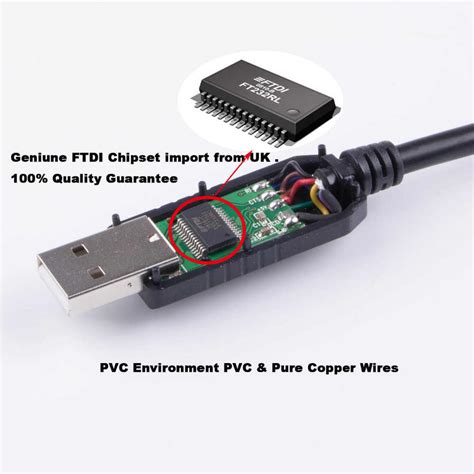 Usb To Rs232 Serial 9 Wires Cable Pinout Ftdi Chip Driver Port