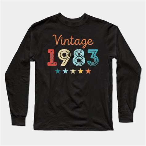 40 Year Old Ts Made In 1983 Vintage 40th Birthday Retro Premium T