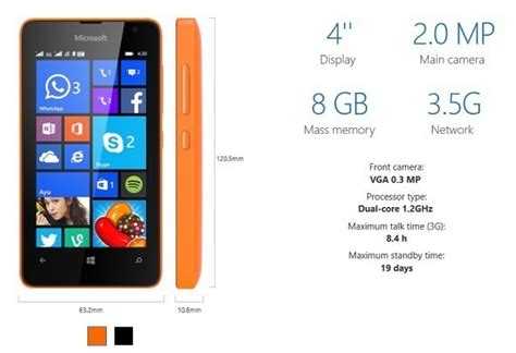 Microsoft Lumia 430 Detalii Oficiale Pentru Smartphone Ul De 70 De