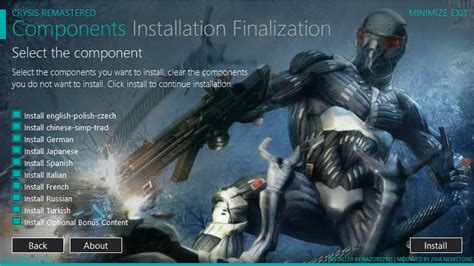 Crysis remastered (2020) download torrent repack by r.g. Download Crysis: Remastered (v1.2.0 + Bonus Content + MULTi12) (From 10.8 GB) - [DODI Repack ...