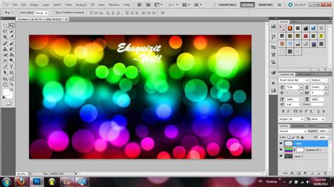 Photoshop Tutorial How To Make A Bokeh Background Youtube