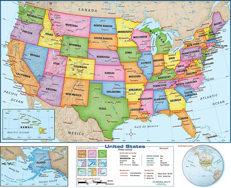 Large Map Of The United States Zip Code Map