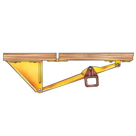12 Drop Leaf Support For Tables Without Aprons 12 Drop Leaf Support With Mounting Bracket By